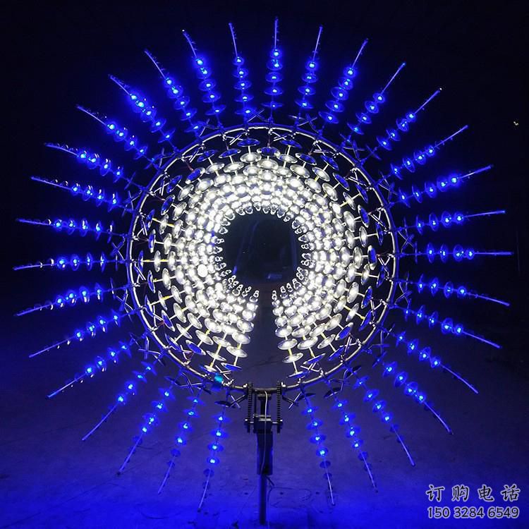 別墅區(qū)風動雕塑廠家 大型別墅區(qū)擺件 創(chuàng)意不銹鋼風動雕塑廠