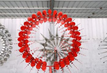 商業(yè)街風(fēng)動雕塑廠家 戶外擺件 大型不銹鋼風(fēng)動雕塑廠