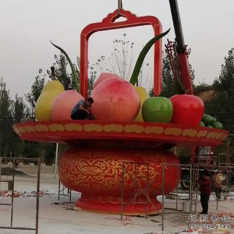 噴漆菜籃子雕塑廠家 中式小品 大型不銹鋼菜籃子雕塑價格 噴漆菜籃子雕塑廠家 中式小品 大型不銹鋼菜籃子雕塑價格