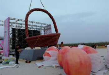 庭院菜籃子雕塑廠家 現(xiàn)代小品 大型不銹鋼菜籃子雕塑報(bào)價(jià)