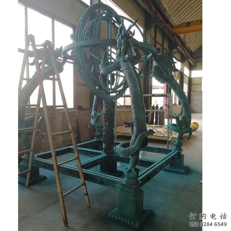 歐式渾天儀雕塑廠家 抽象擺件 大型不銹鋼渾天儀雕塑生產(chǎn)