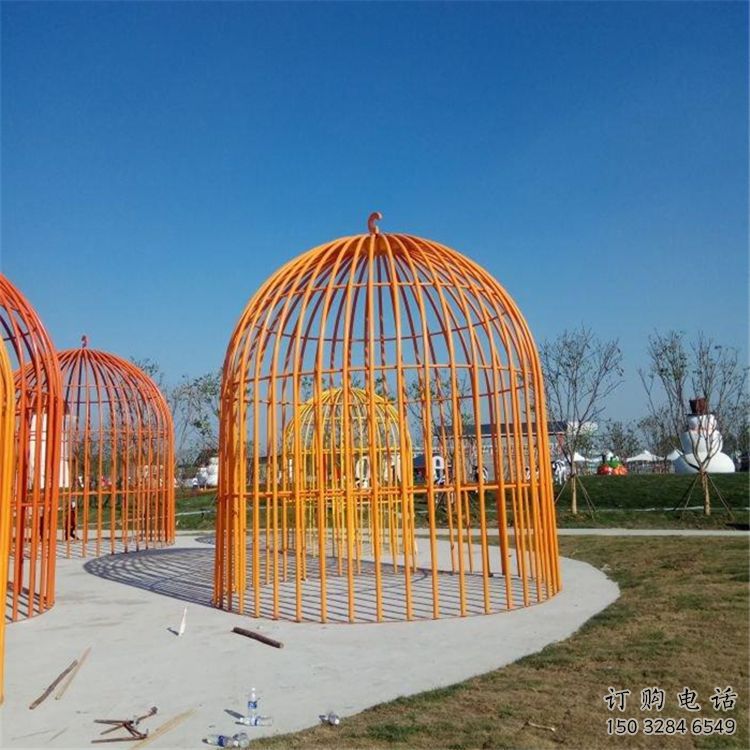 烤漆鳥籠雕塑廠家 公園小品 鋼管不銹鋼鳥籠雕塑廠 烤漆鳥籠雕塑廠家 公園小品 鋼管不銹鋼鳥籠雕塑廠