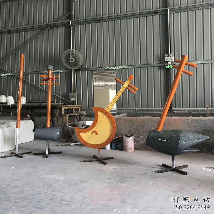 現(xiàn)代二胡雕塑廠家 大型別墅區(qū)擺件 創(chuàng)意二胡雕塑生產(chǎn)