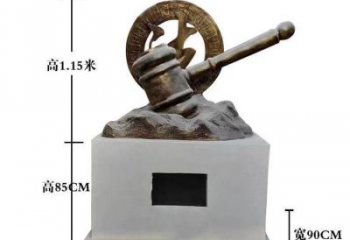 幾何錘子雕塑廠家 創(chuàng)意小品 現代不銹鋼錘子雕塑廠