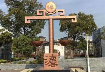 中式天平秤雕塑廠家 現(xiàn)代小品 游樂場(chǎng)不銹鋼天平秤雕塑廠
