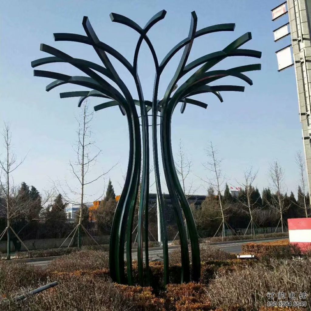 中式花傘雕塑廠家 鏤空創(chuàng)意小品 游樂場(chǎng)不銹鋼花傘雕塑廠