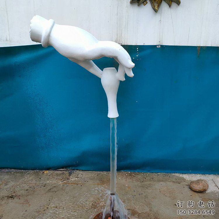 現(xiàn)代水龍頭雕塑廠家 大型別墅區(qū)擺件 創(chuàng)意水龍頭雕塑廠