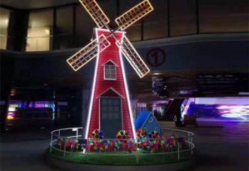大型大風車雕塑廠家 歐式小品 現(xiàn)代大風車雕塑廠