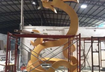 異形龍卷風雕塑廠家 現(xiàn)代小品 幾何不銹鋼龍卷風雕塑廠