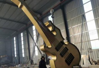 大型琵琶雕塑廠家 鍛造小品 音樂(lè)不銹鋼琵琶雕塑廠