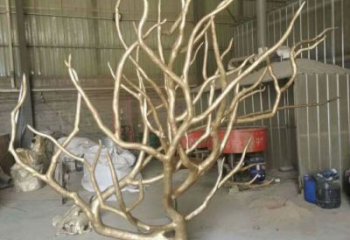 戶外樹干雕塑廠家 噴漆小品 歐式不銹鋼樹干雕塑廠