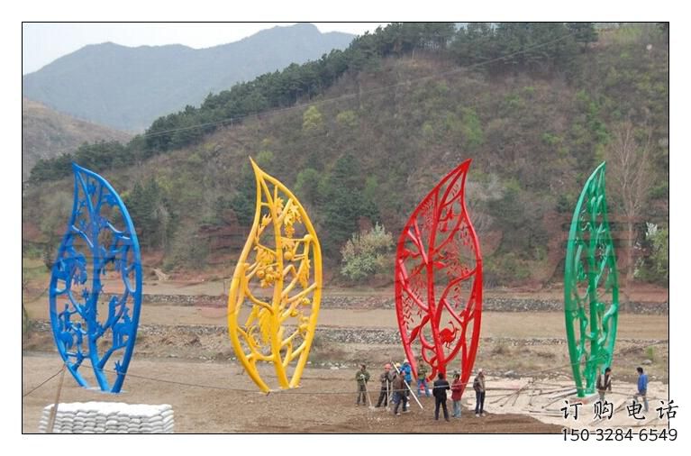 異形樹葉子雕塑廠家 現(xiàn)代公園小品 廣場(chǎng)不銹鋼樹葉子雕塑廠