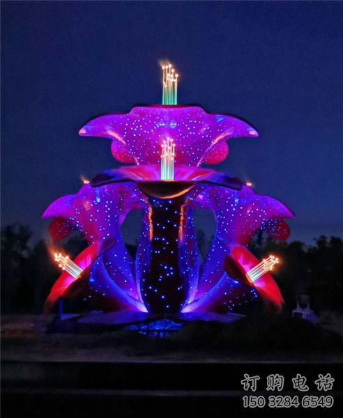 彩繪花苞雕塑廠家 燈光擺件 街頭不銹鋼花苞雕塑廠 彩繪花苞雕塑廠家 燈光擺件 街頭不銹鋼花苞雕塑廠