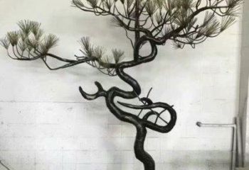 戶(hù)外松樹(shù)雕塑廠(chǎng)家 噴漆小品 大型不銹鋼松樹(shù)雕塑價(jià)格