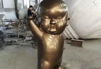 仿古兒童雕塑廠家 現(xiàn)代小品 房地產不銹鋼兒童雕塑廠