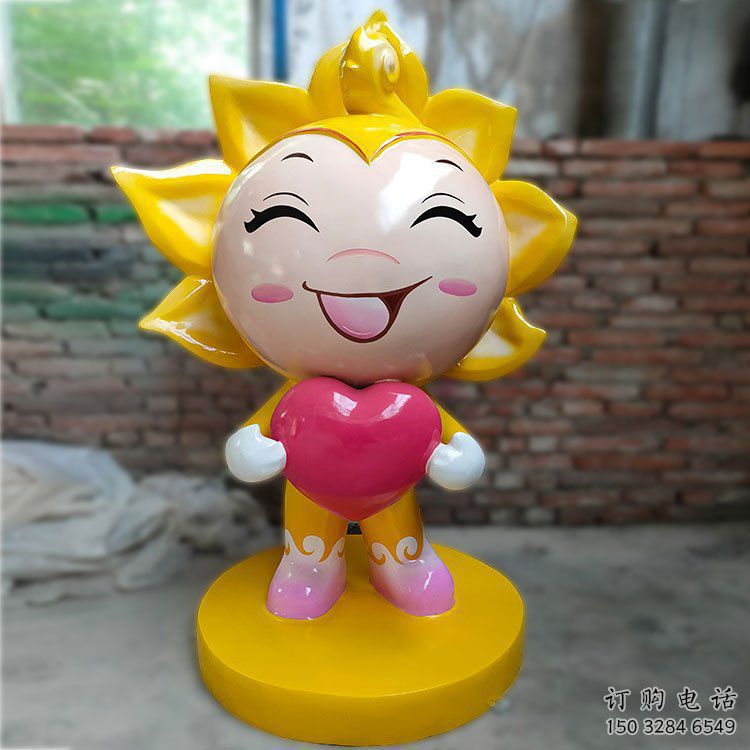 異形笑臉雕塑廠家 現(xiàn)代公園小品 彩繪笑臉雕塑廠