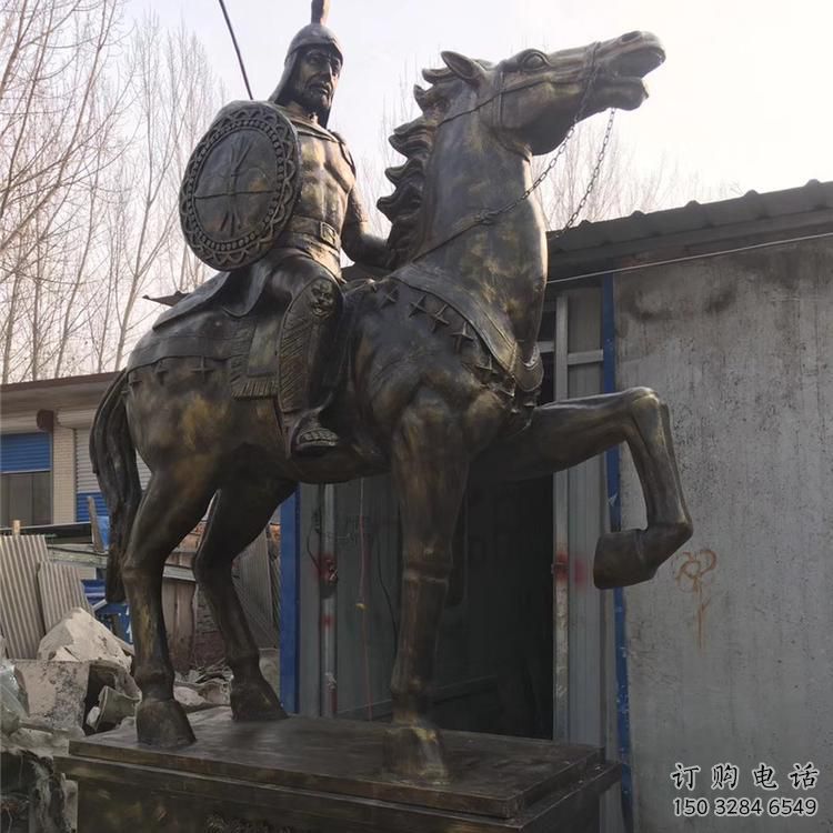 公園騎士雕塑廠家 戶外擺件 現(xiàn)代騎士雕塑定做