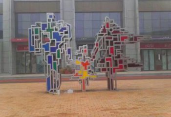 廣場(chǎng)計(jì)生雕塑廠家 公園小品  抽象不銹鋼計(jì)生雕塑制作