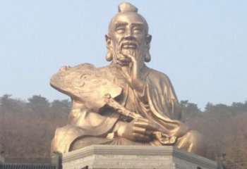 廣場(chǎng)老子雕塑廠家  創(chuàng)意小品  大型老子雕塑制作