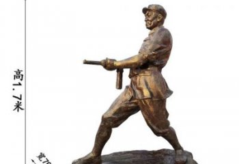 仿真士兵雕塑廠家 現(xiàn)代擺件 部隊士兵雕塑廠