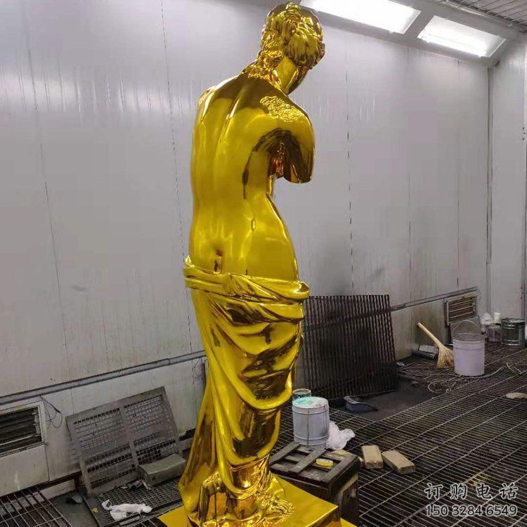 抽象維納斯雕塑廠家  現(xiàn)代小品  現(xiàn)代不銹鋼維納斯雕塑廠