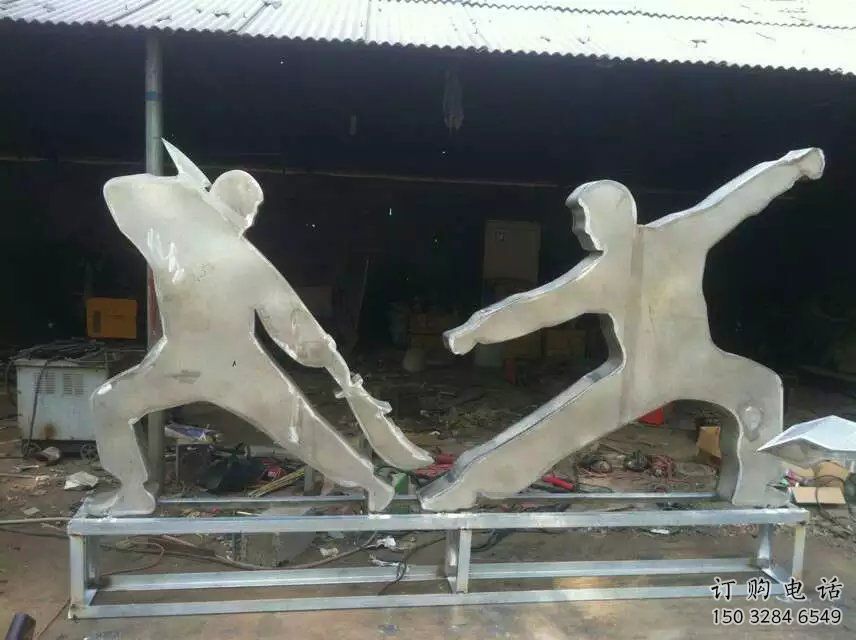 剪紙運(yùn)動(dòng)員雕塑廠家 切面擺件  幾何不銹鋼運(yùn)動(dòng)員雕塑廠