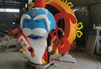 卡通月老雕塑廠(chǎng)家 異形小品  公園月老雕塑擺件