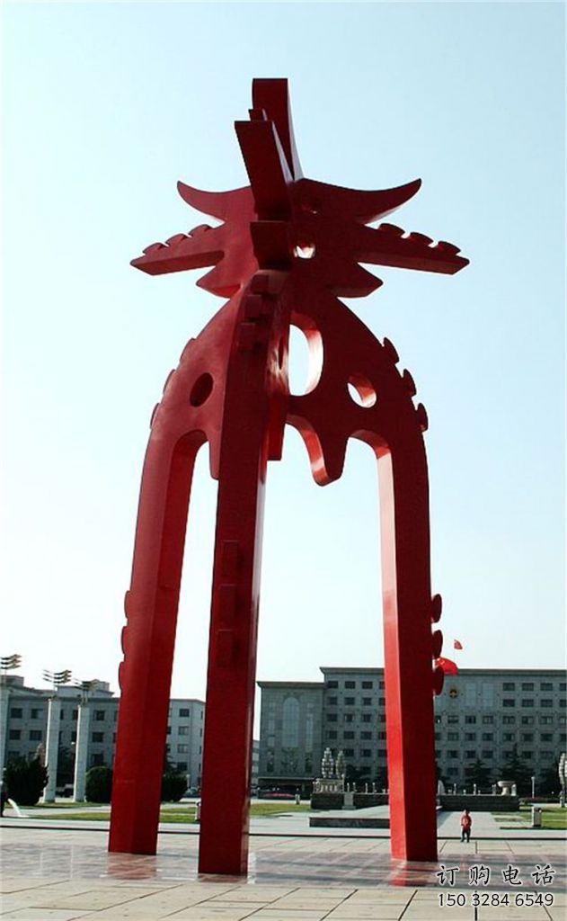公園標(biāo)示牌雕塑廠家 戶(hù)外擺件  烤漆不銹鋼標(biāo)示牌雕塑小品