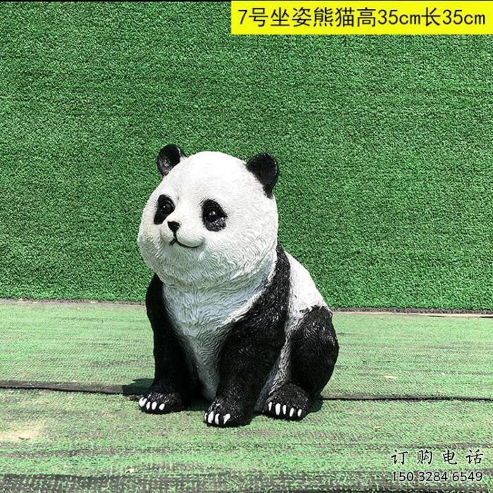 風景區(qū)熊貓雕塑制造 售樓處廣場雕塑 仿古雕塑擺件