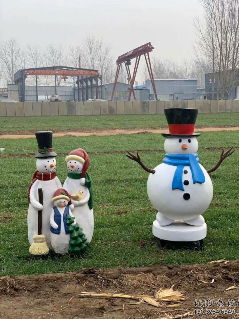 門口圣誕雪人雕塑 售樓處不銹鋼卡通雕塑 彩繪小品 門口圣誕雪人雕塑 售樓處不銹鋼卡通雕塑 彩繪小品
