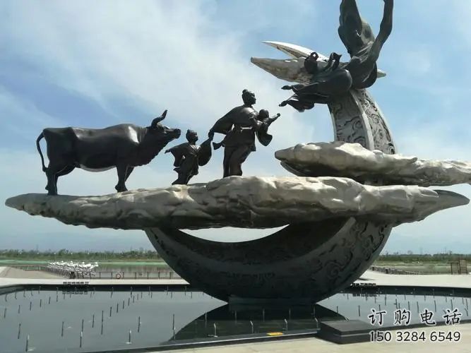 風(fēng)景區(qū)牛不銹鋼郎織女雕塑 售樓處廣場雕塑 仿古擺件 風(fēng)景區(qū)牛不銹鋼郎織女雕塑 售樓處廣場雕塑 仿古擺件