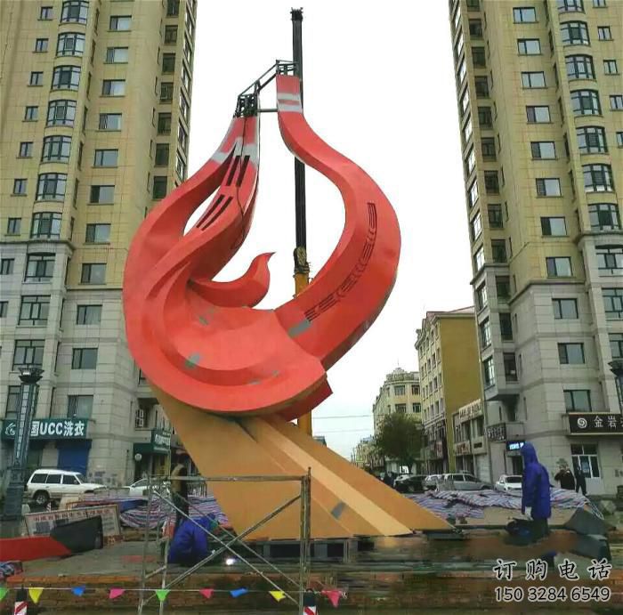 黑龍江酒店鳥類雕塑，家禽主題，鍍銅工藝