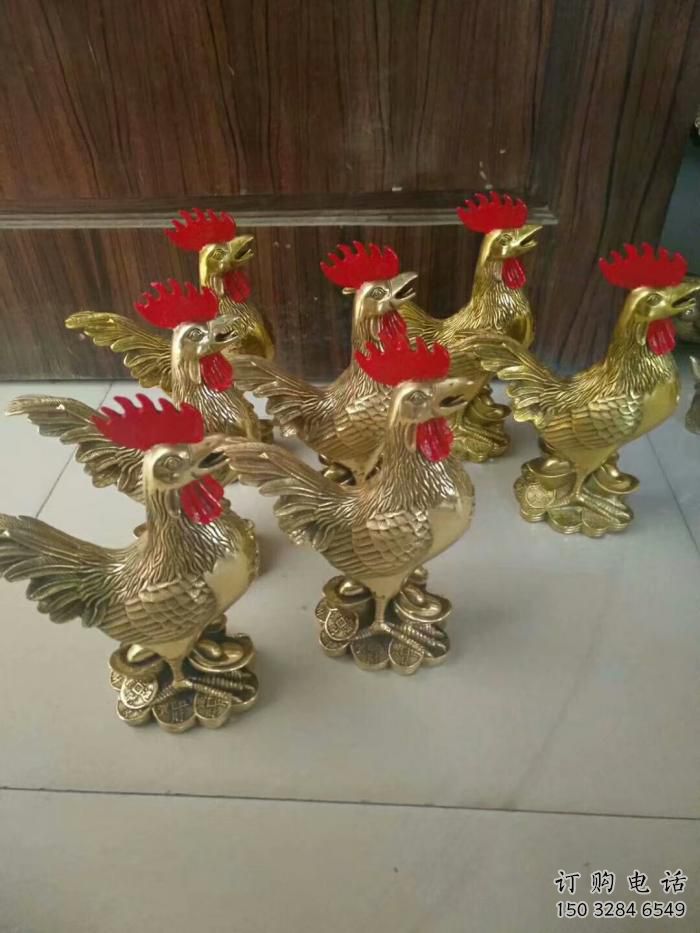 青海街道小雞雕塑，動(dòng)物小品，剪影工藝