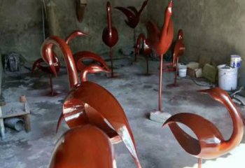 廣西醫(yī)院鳥類雕塑，海洋擺件，拉絲工藝