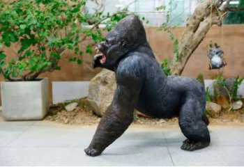 陜西園林黑猩猩雕塑 風(fēng)景區(qū)仿真雕塑 廣場(chǎng)小品
