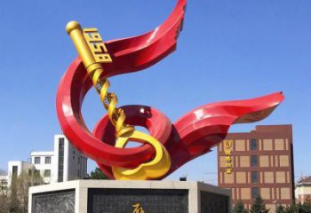 承接戶外精神堡壘雕塑 噴漆標(biāo)識雕塑 燈光標(biāo)牌雕塑