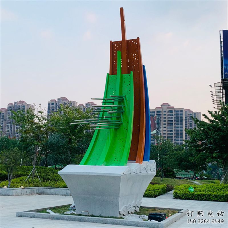 廣場(chǎng)帆船雕塑廠家，仿古景觀雕塑，仿古擺件