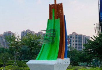 廣場帆船雕塑廠家，仿古景觀雕塑，仿古擺件