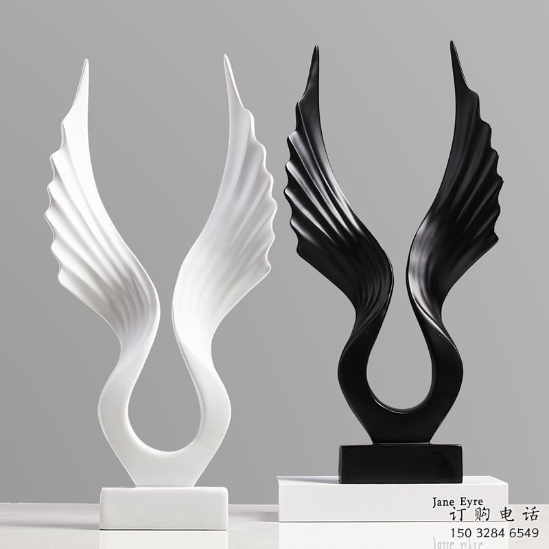 景區(qū)翅膀雕塑廠家制作，公園歐式雕塑，鐵藝材質(zhì)