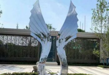 戶外翅膀雕塑廠家，公園歐式雕塑，公園工藝