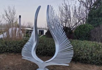 幼兒園翅膀雕塑生產(chǎn)廠家，鐵藝文化雕塑，鑄造制作
