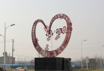 公園愛心雕塑廠家 創(chuàng)意企業(yè)雕塑 美陳雕塑