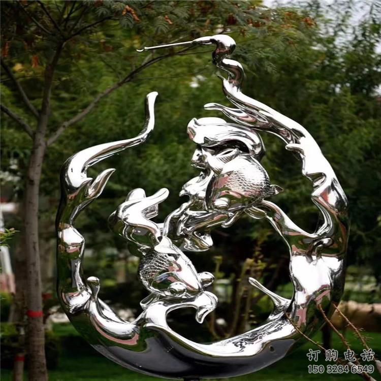 標(biāo)準(zhǔn)廣場浪花雕塑 抽象海浪雕塑 烤漆波浪雕塑生產(chǎn)