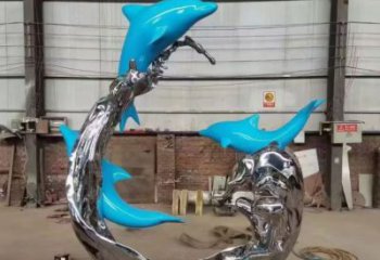 浪花雕塑廠家，抽象藝術造型，戶外廣場小品