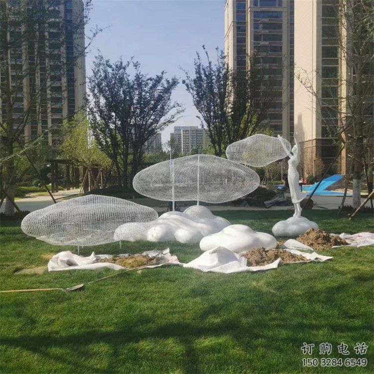 燈光云梯雕塑生產(chǎn)商 景觀梯子雕塑 商業(yè)街云朵雕塑 燈光云梯雕塑生產(chǎn)商 景觀梯子雕塑 商業(yè)街云朵雕塑