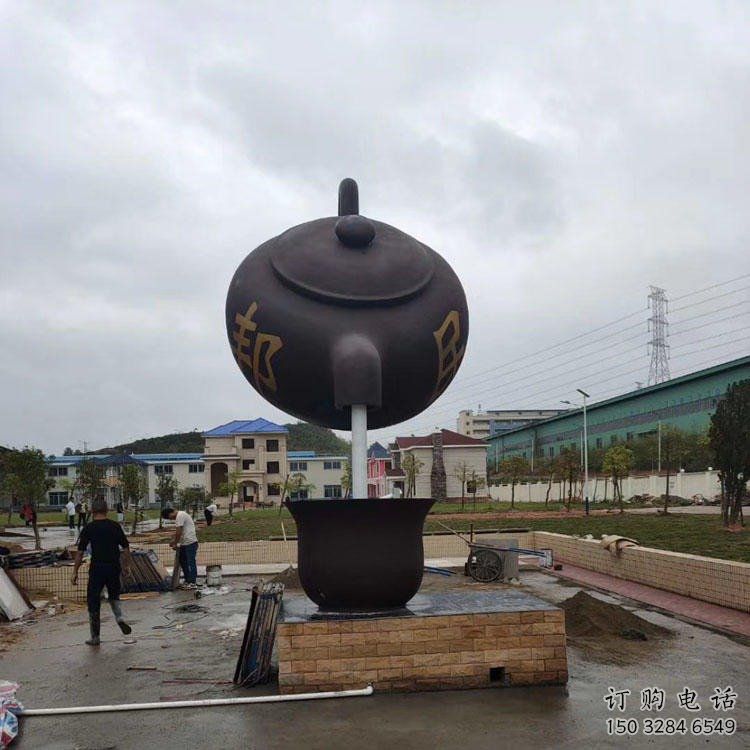 提供仿真天壺雕塑 電鍍現(xiàn)代懸空雕塑 部隊(duì)流水雕塑