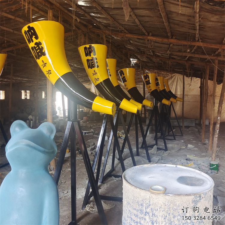 吶喊方式噴泉雕塑，變頻聲控模式噴泉雕塑