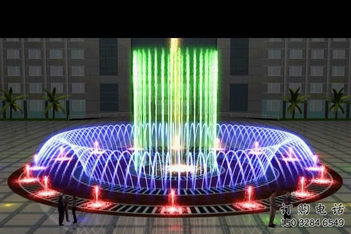 戶外噴泉雕塑，燈光數(shù)控效果，公園噴泉雕塑廠