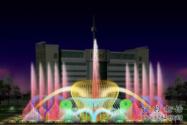 音樂水景搖擺噴泉雕塑，循環(huán)噴水模式噴泉雕塑提供