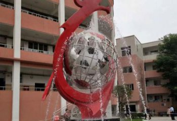 龍雕塑，噴水龍雕塑，不銹鋼龍噴水雕塑廠家
